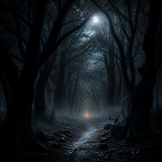 Generated cover art for Haunted Forest by William Blanchard Music