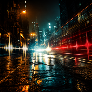 Generated cover art for Transitions and Stingers - Inner City Feel by William Blanchard Music